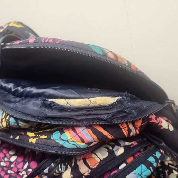 Colorful Quilted Backpack - Picture 5 of 9